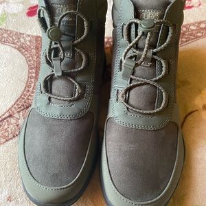 Olive green boots